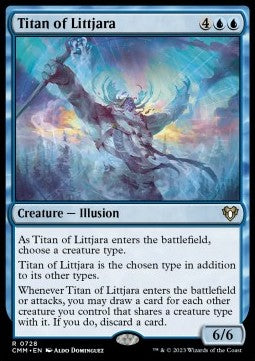 Titan of Littjara (V.1) - Commander Masters: Extras (Rare) [XCMM-728]