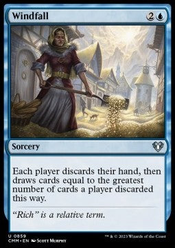 Windfall - Commander Masters: Extras (Uncommon) [XCMM-859]