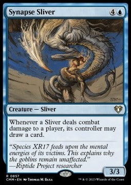 Synapse Sliver - Commander Masters: Extras (Rare) [XCMM-857]