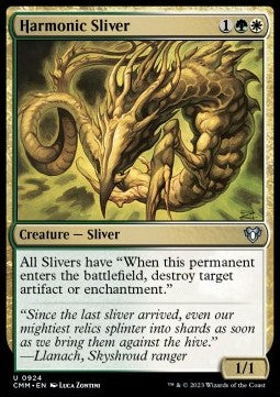 Harmonic Sliver - Commander Masters: Extras (Uncommon) [XCMM-924]