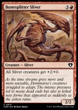 Bonesplitter Sliver - Commander Masters: Extras (Common) [XCMM-874]