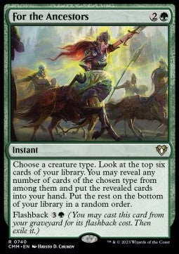 For the Ancestors - Commander Masters: Extras (Rare) [XCMM-740]