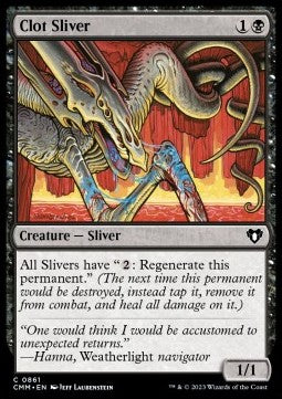 Clot Sliver - Commander Masters: Extras (Common) [XCMM-861]