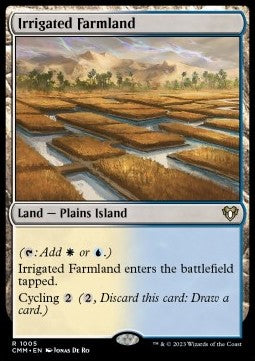 Irrigated Farmland - Commander Masters: Extras (Rare) [XCMM-1005]