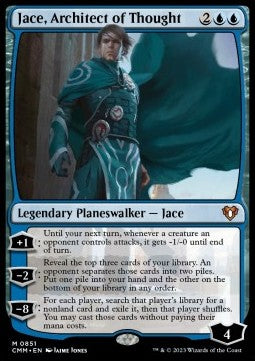 Jace, Architect of Thought - Commander Masters: Extras (Mythic) [XCMM-851]