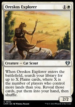 Oreskos Explorer - Commander Masters: Extras (Uncommon) [XCMM-832]