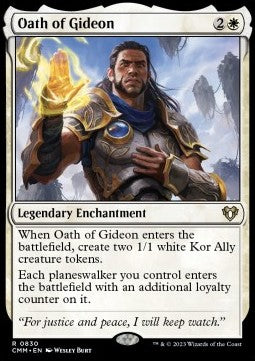 Oath of Gideon - Commander Masters: Extras (Rare) [XCMM-830]