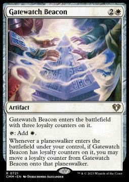 Gatewatch Beacon (V.1) - Commander Masters: Extras (Rare) [XCMM-721]