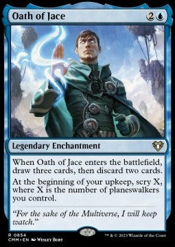 Oath of Jace - Commander Masters: Extras (Rare) [XCMM-854]