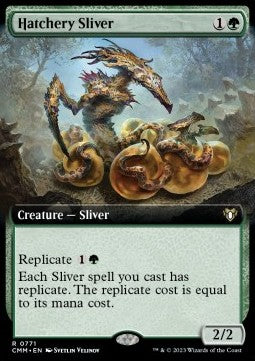 Hatchery Sliver (V.2) - Commander Masters: Extras (Rare) [XCMM-771]