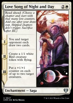Love Song of Night and Day - Commander Masters: Extras (Uncommon) [XCMM-827]
