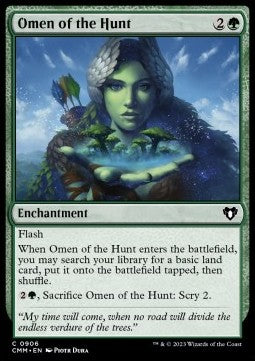 Omen of the Hunt - Commander Masters: Extras (Common) [XCMM-906]