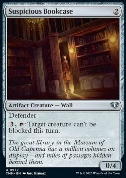 Suspicious Bookcase - Commander Masters: Extras (Uncommon) [XCMM-977]