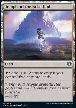Temple of the False God - Commander Masters: Extras (Uncommon) [XCMM-1046]