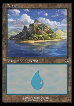 Island (V.1) - Commander Masters: Extras (Land) [XCMM-440]