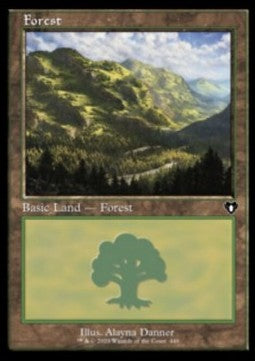 Forest (V.1) - Commander Masters: Extras (Land) [XCMM-449]