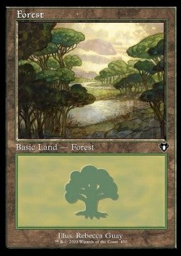 Forest (V.2) - Commander Masters: Extras (Land) [XCMM-450]