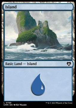 Island (V.5) - Commander Masters: Extras (Land) [XCMM-789]