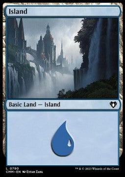 Island (V.6) - Commander Masters: Extras (Land) [XCMM-790]