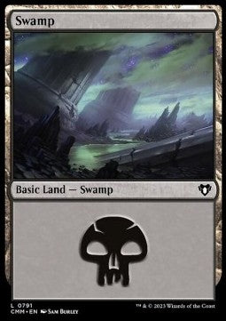 Swamp (V.4) - Commander Masters: Extras (Land) [XCMM-791]
