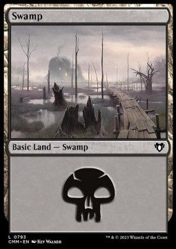 Swamp (V.6) - Commander Masters: Extras (Land) [XCMM-793]