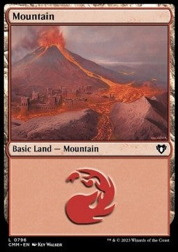 Mountain (V.6) - Commander Masters: Extras (Land) [XCMM-796]