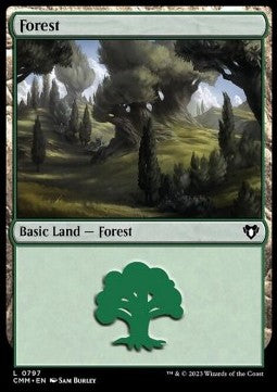 Forest (V.4) - Commander Masters: Extras (Land) [XCMM-797]