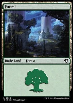 Forest (V.5) - Commander Masters: Extras (Land) [XCMM-798]