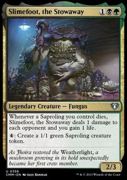 Slimefoot, the Stowaway - Commander Masters (Uncommon) [CMM-356]