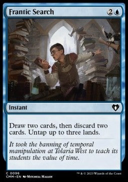 Frantic Search - Commander Masters (Common) [CMM-96]