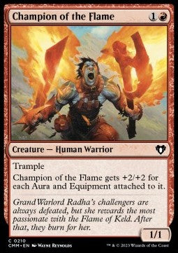 Champion of the Flame - Commander Masters (Common) [CMM-210]