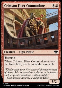 Crimson Fleet Commodore - Commander Masters (Common) [CMM-211]