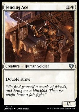 Fencing Ace - Commander Masters (Uncommon) [CMM-23]
