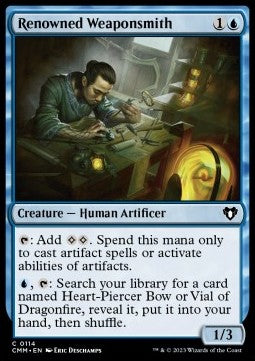 Renowned Weaponsmith - Commander Masters (Common) [CMM-114]