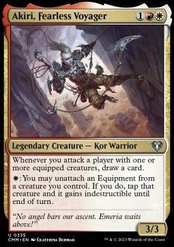 Akiri, Fearless Voyager - Commander Masters (Uncommon) [CMM-335]