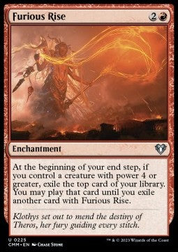 Furious Rise - Commander Masters (Uncommon) [CMM-225]