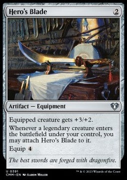 Hero's Blade - Commander Masters (Uncommon) [CMM-391]