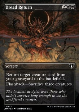 Dread Return - Commander Masters: Extras (Common) [XCMM-637]