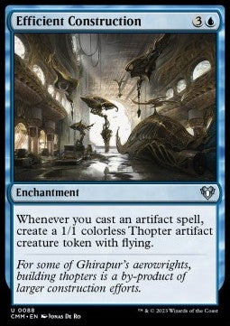 Efficient Construction - Commander Masters (Uncommon) [CMM-88]