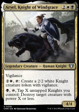Aryel, Knight of Windgrace - Commander Masters (Uncommon) [CMM-336]