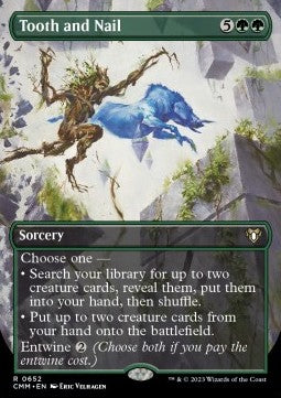 Tooth and Nail (V.2) - Commander Masters: Extras (Rare) [XCMM-652]