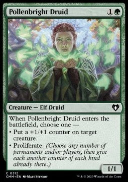 Pollenbright Druid - Commander Masters (Common) [CMM-312]