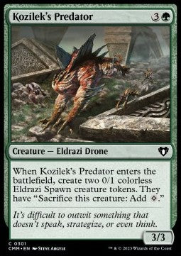 Kozilek's Predator - Commander Masters (Common) [CMM-301]