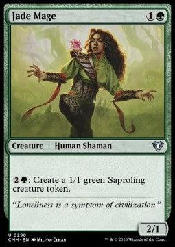 Jade Mage - Commander Masters (Uncommon) [CMM-298]