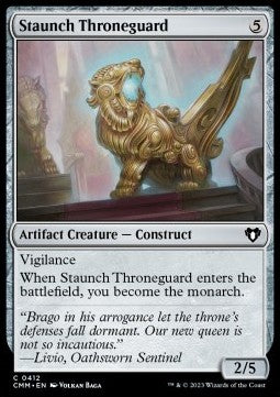Staunch Throneguard - Commander Masters (Common) [CMM-412]