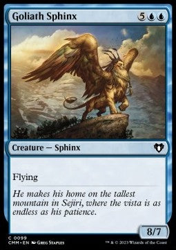 Goliath Sphinx - Commander Masters (Common) [CMM-99]