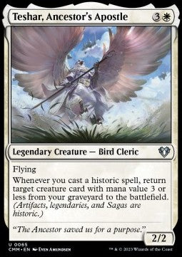 Teshar, Ancestor's Apostle - Commander Masters (Uncommon) [CMM-65]