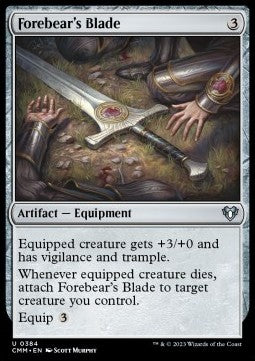 Forebear's Blade - Commander Masters (Uncommon) [CMM-384]