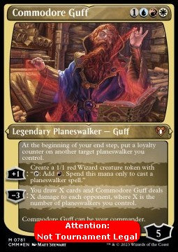 Commodore Guff (V.3) - Commander Masters: Extras (Special) [XCMM-781]