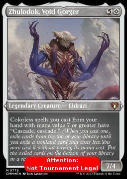 Zhulodok, Void Gorger (V.3) - Commander Masters: Extras (Special) [XCMM-779]